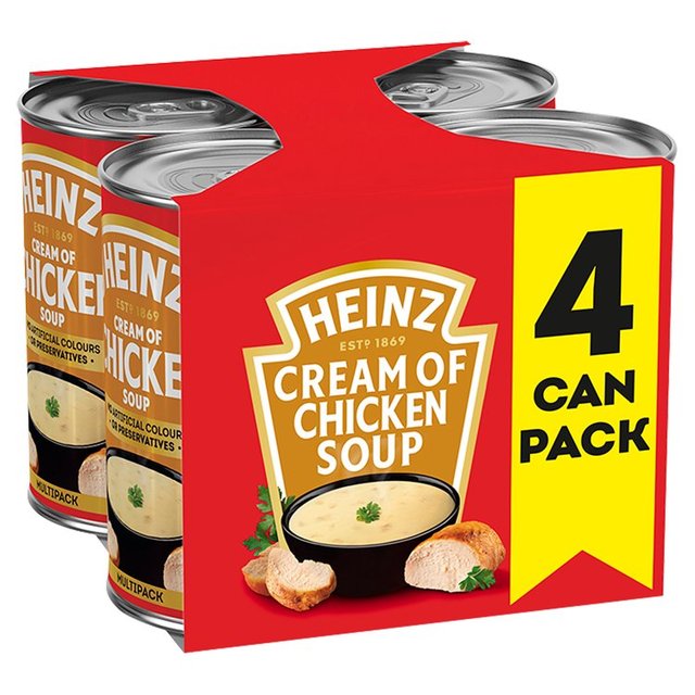 Heinz Cream of Chicken Soup, 4 x 400g