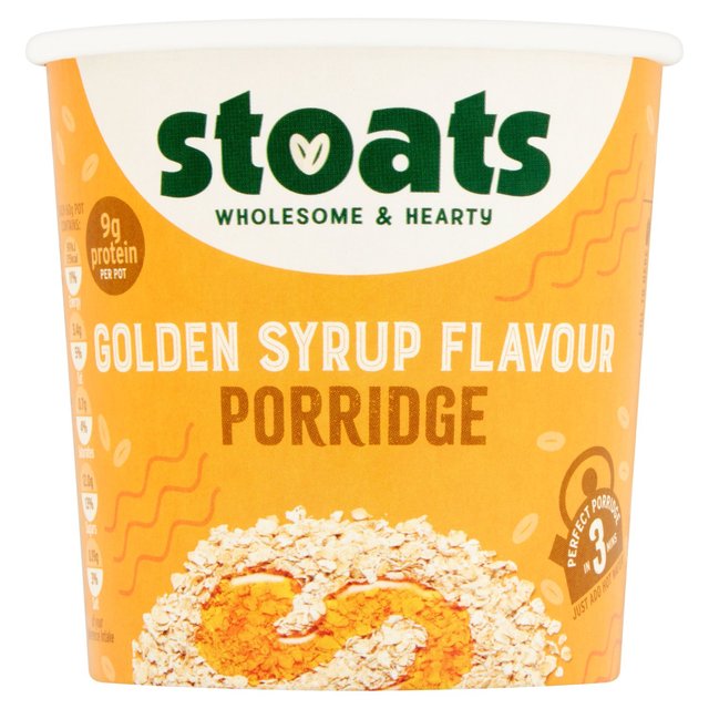Stoats Porridge Pot Golden Syrup, 60g