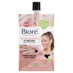 Biore Rose Quartz & Charcoal Stress Relief Clay Mask for Oily Skin