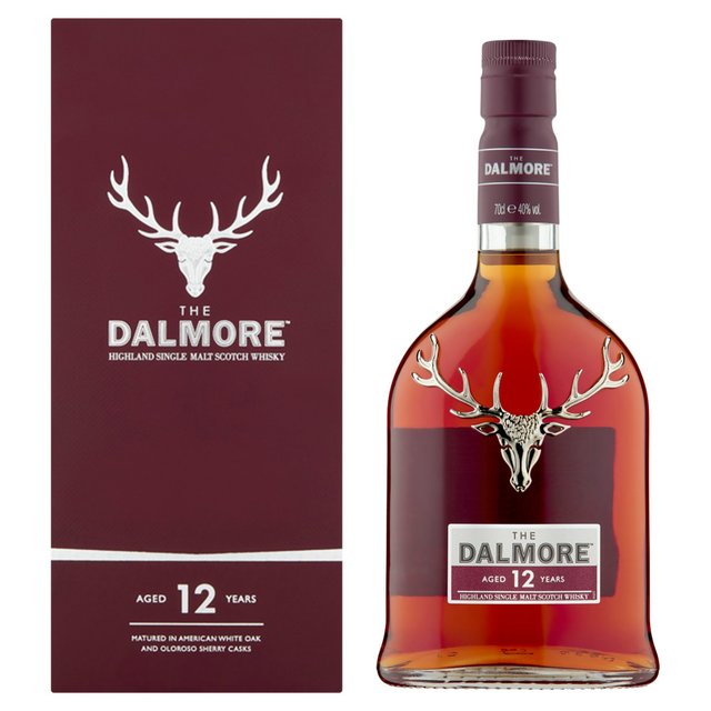 The Dalmore 12 Year Old Single Malt Whisky, 70cl