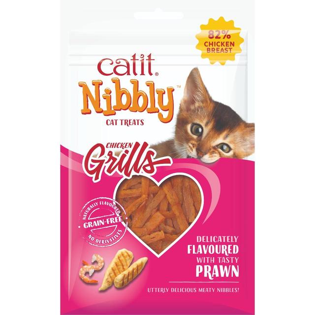Catit Nibbly Grills Chicken & Prawn Cat Treat, 30g