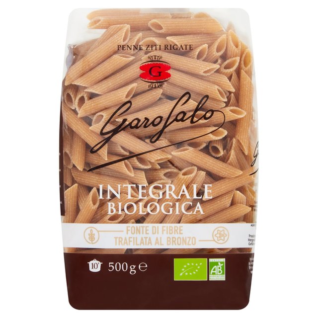 Garofalo Organic Whole Wheat Penne Dry Pasta, 500g