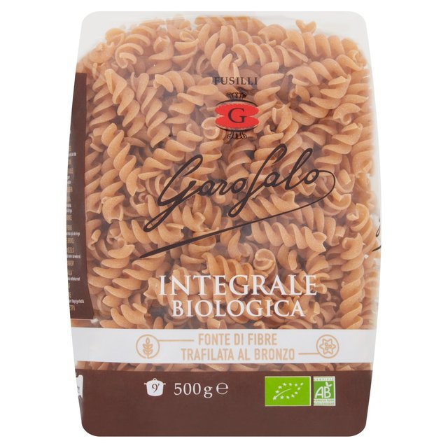 Garofalo Organic Whole Wheat Fusilli Dry Pasta, 500g
