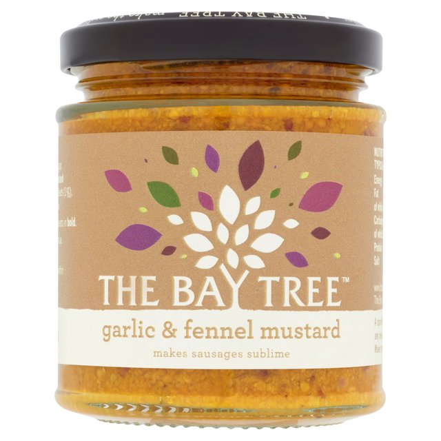 The Bay Tree Garlic & Fennel Mustard, 180g