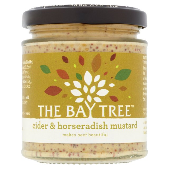 The Bay Tree Cider & Horseradish Mustard, 180g