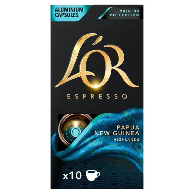 L’OR Papua New Guinea Coffee Pods x10 Intensity 7, 10 Per Pack