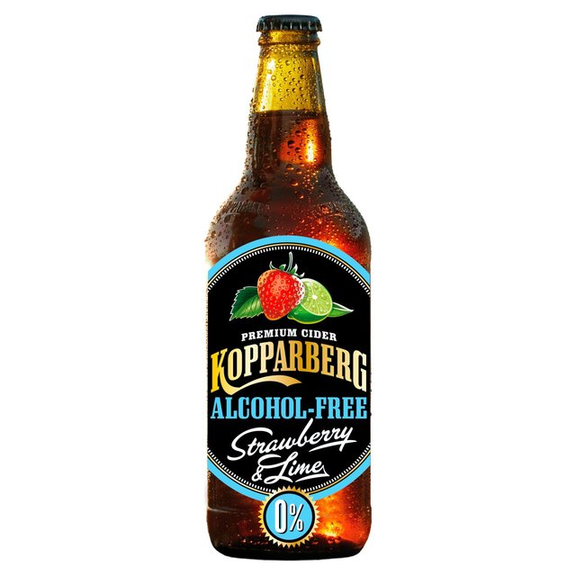 Kopparberg Alcohol Free Strawberry & Lime Cider, 500ml