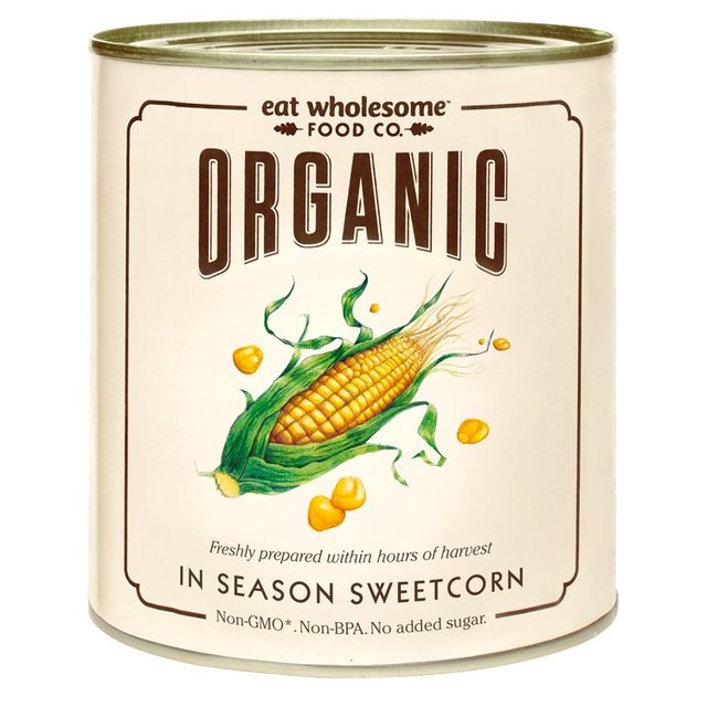 Eat Wholesome Organic In Season Sweetcorn, 340g