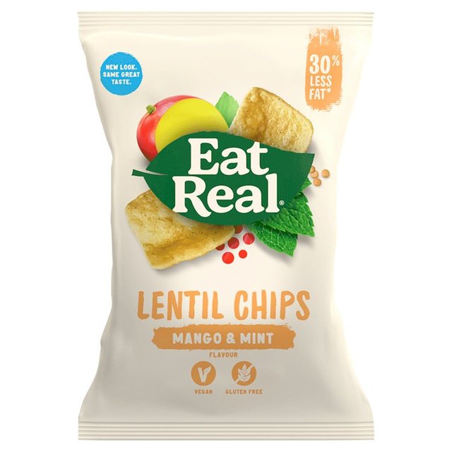 Eat Real Lentil Mango Mint Chips, 113g