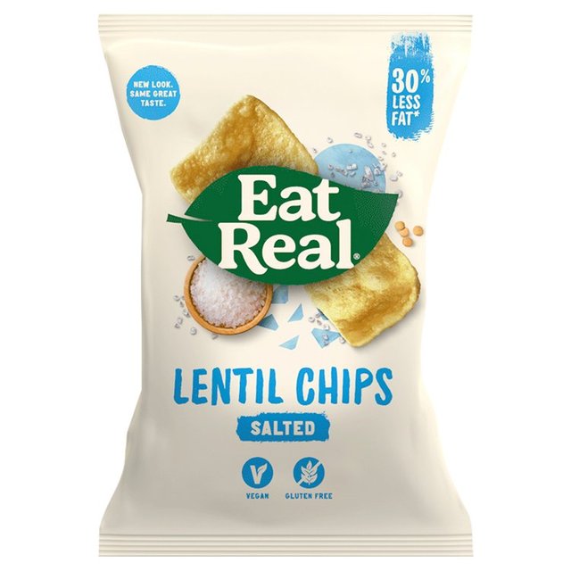Eat Real Lentil Sea Salt Chips, 113g