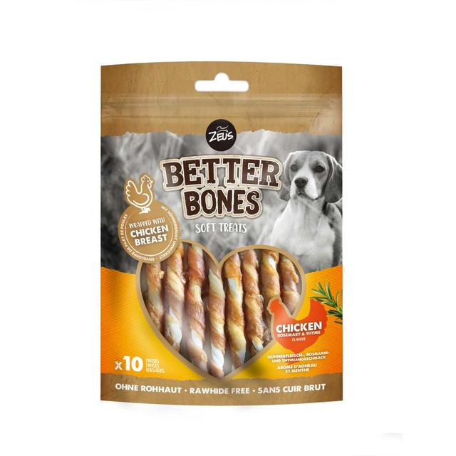 Zeus Better Bones, Rawhide Alternative, Chicken Twist 7.5cm