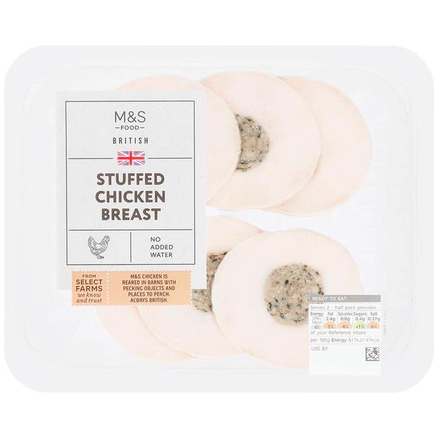 M & S Sliced Stuffed Chicken Breast, 100g