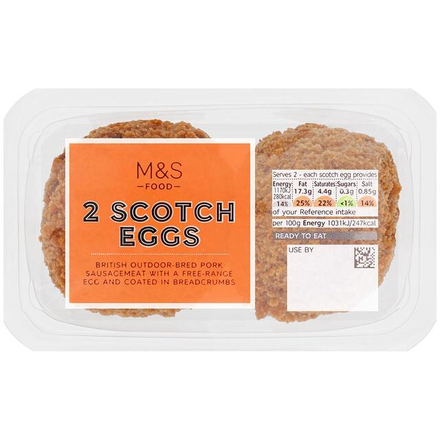 M&S 2 Pork Scotch Eggs | Ocado