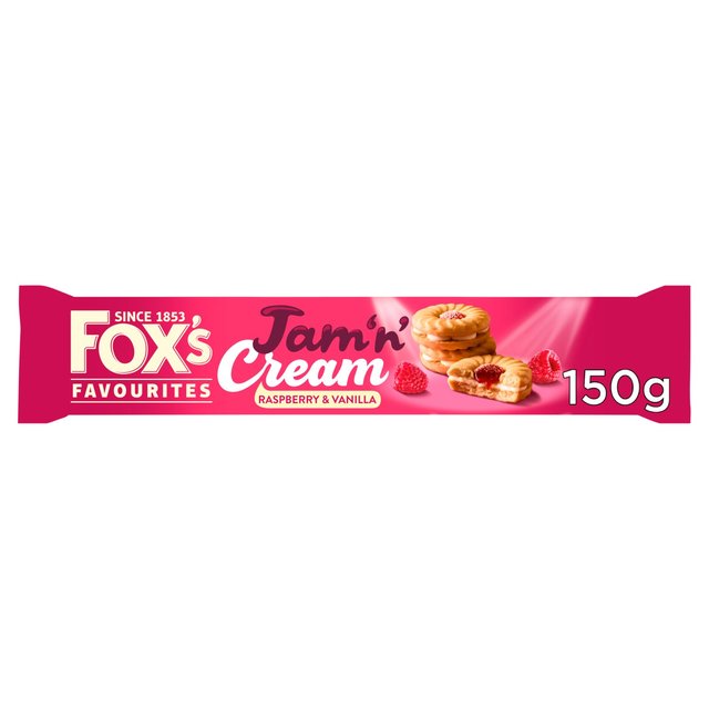 Fox’s Biscuits Jam ’n Cream Rings, 150g