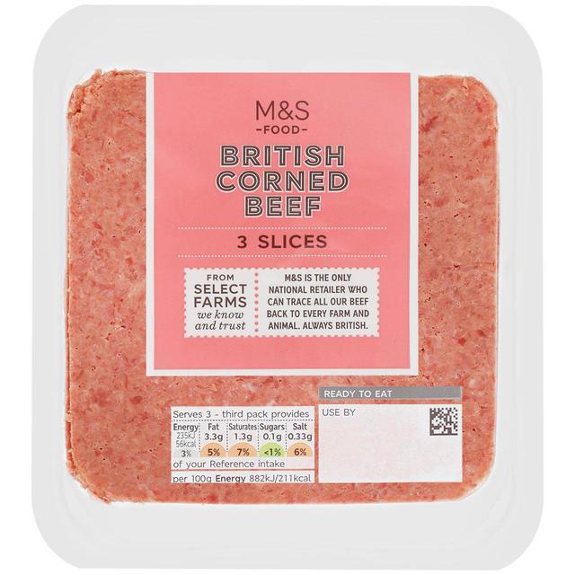 M & S British Corned Beef, 80g