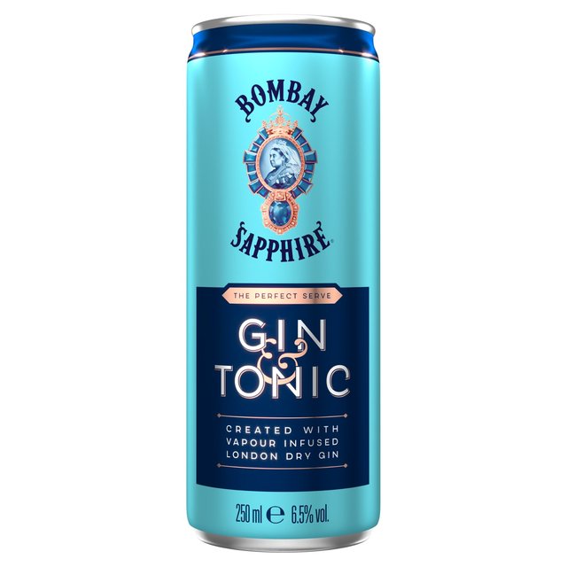 Bombay Sapphire Gin & Tonic, 250ml