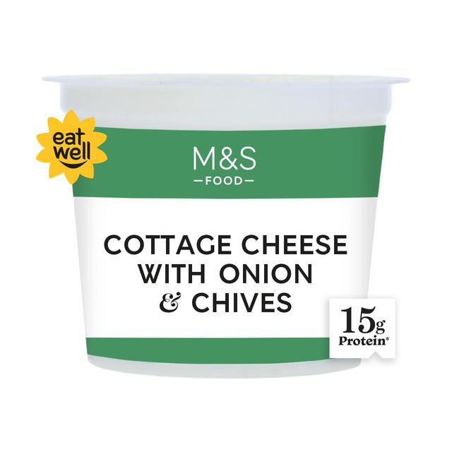 M & S Cottage Cheese With Onion & Chives, 300g