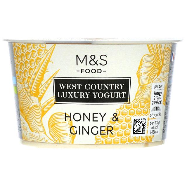 M & S Luxury Honey & Ginger Yoghurt, 150g