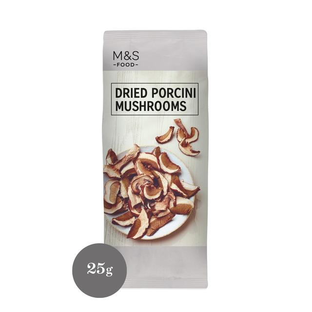 M & S Dried Porcini Mushrooms, 25g