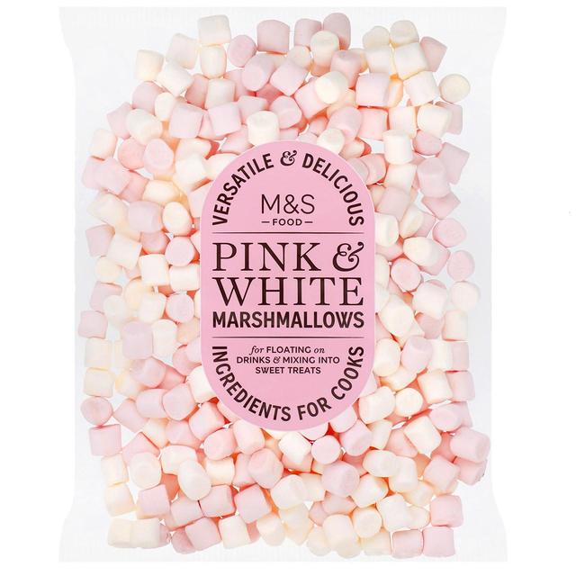 M & S Pink and White Mini Marshmallows, 125g