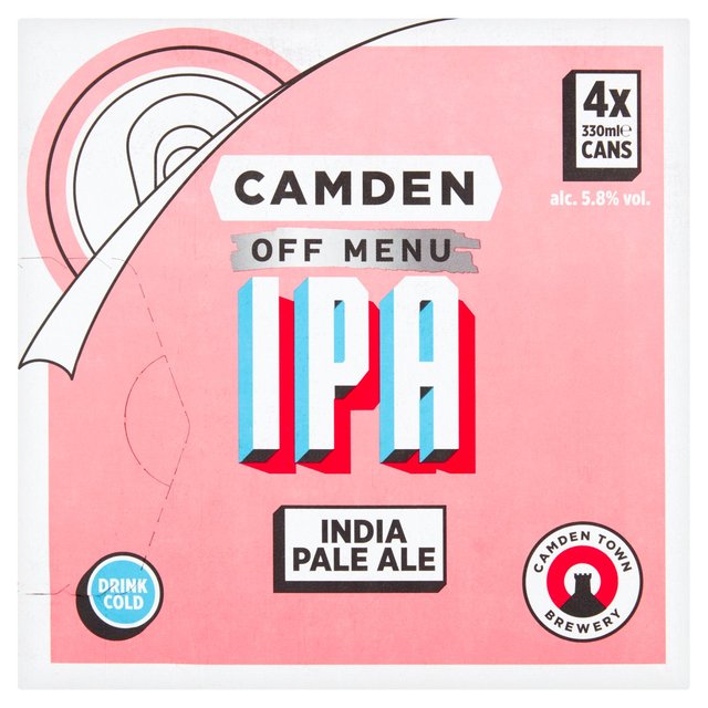 Camden Off Menu IPA, 4 x 330ml