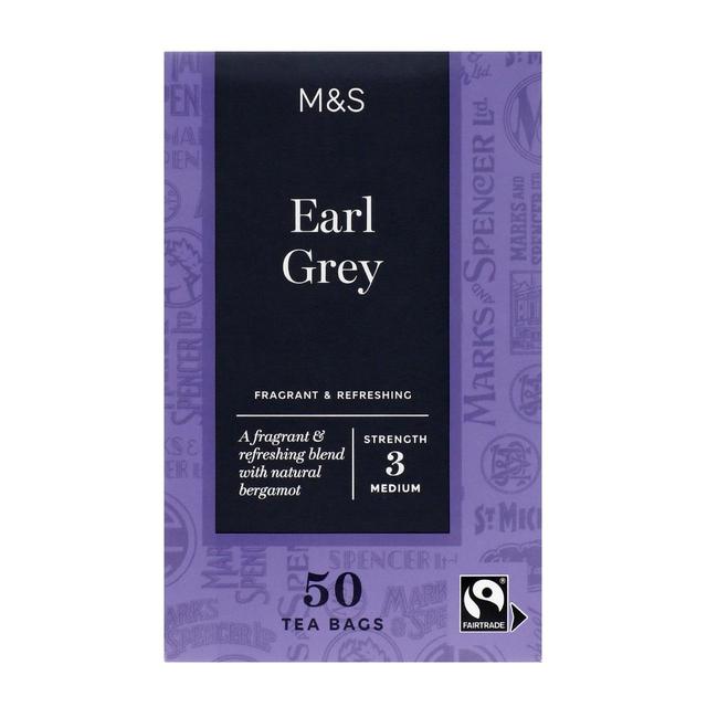 M & S Fairtrade Earl Grey Tea Bags, 50 Per Pack