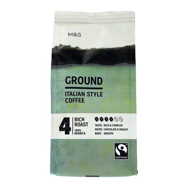 M & S Fairtrade Italian Ground Coffee, 227g