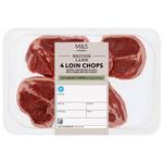 M&S Select Farms 4 British Lamb Loin Chops