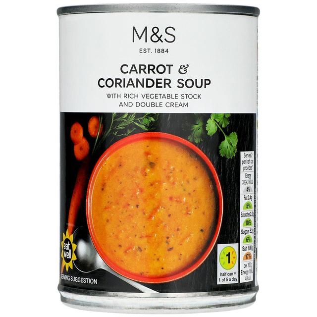 M & S Carrot & Coriander Soup, 400g