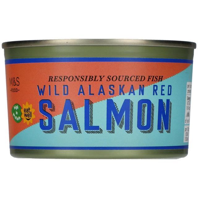 M & S Wild Alaskan Red Salmon, 213g