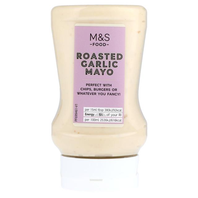 M & S Roasted Garlic Mayonnaise, 280ml