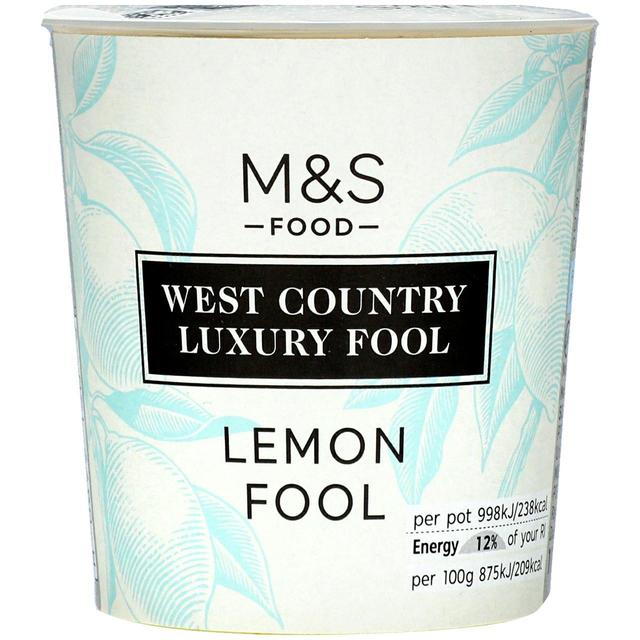 M & S West Country Lemon Fruit Fool, 114g