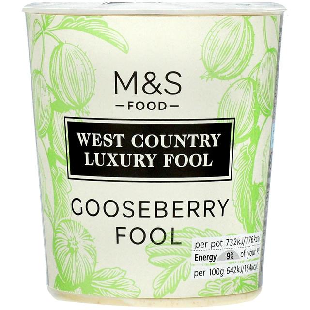 M & S West Country Gooseberry Fruit Fool, 114g