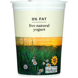 M&S Natural Live Yoghurt 0% Fat 500g
