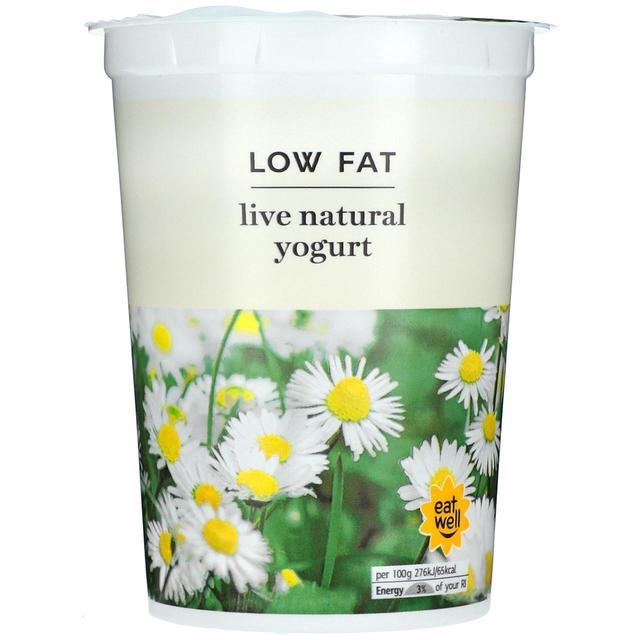 M & S Low Fat Live Natural Yoghurt, 500g