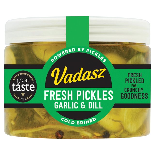 Winterbotham Vadasz Fresh Pickles Garlic and Dill, 400g