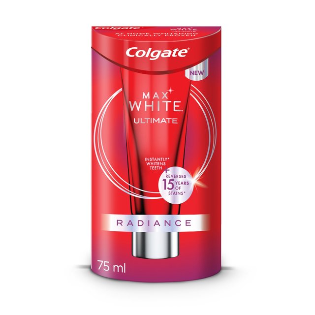 Colgate Max White Ultimate Radiance Whitening Toothpaste, 75ml