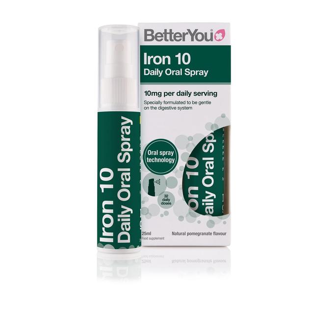 BetterYou Iron 10 Daily Oral Spray, 25ml