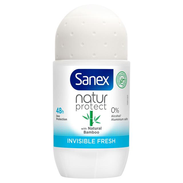 Sanex Natur Protect Invisible Fresh Natural Bamboo Roll On Deodorant, 50ml