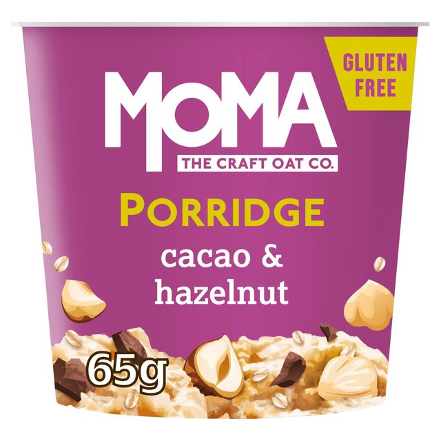 Moma Cacao & Hazelnut Jumbo Oat Porridge Pot Gluten Free, 65g