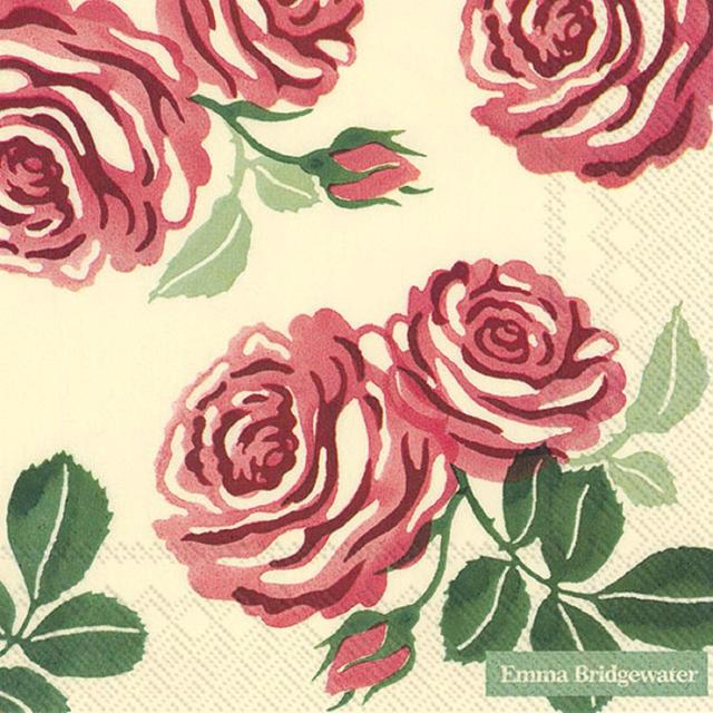 Emma Bridgewater Pink Roses Paper Napkins, 20 Per Pack