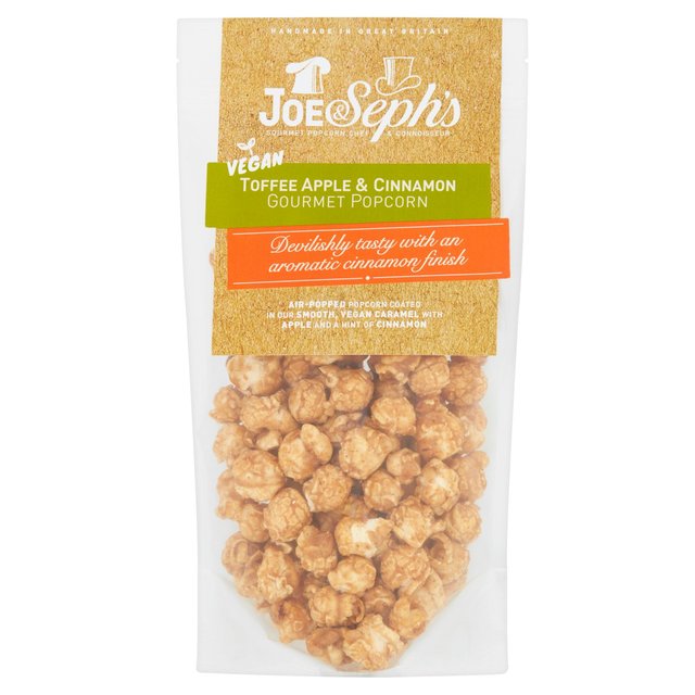 Joe & Seph’s Popcorn Vegan Toffee Apple & Cinnamon, 80g