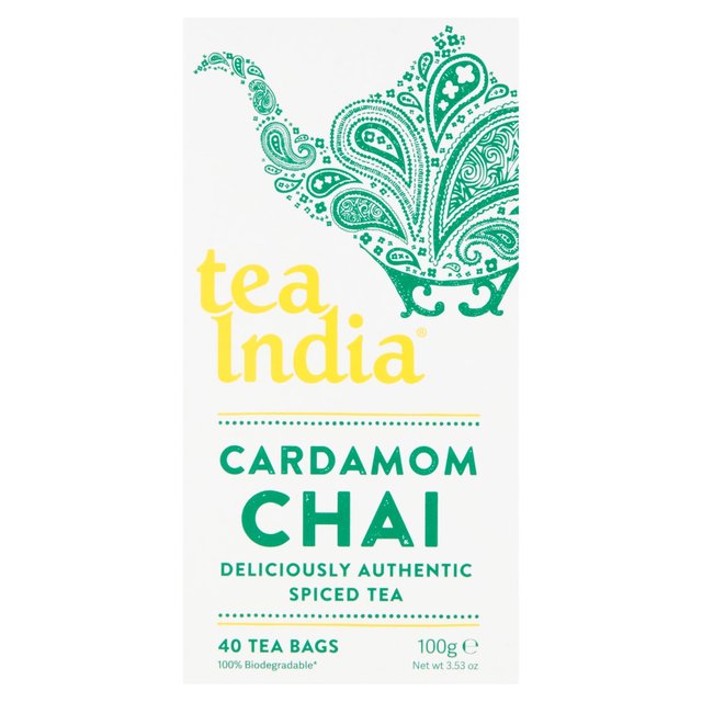 Tea India Cardamom Chai, 40 Per Pack