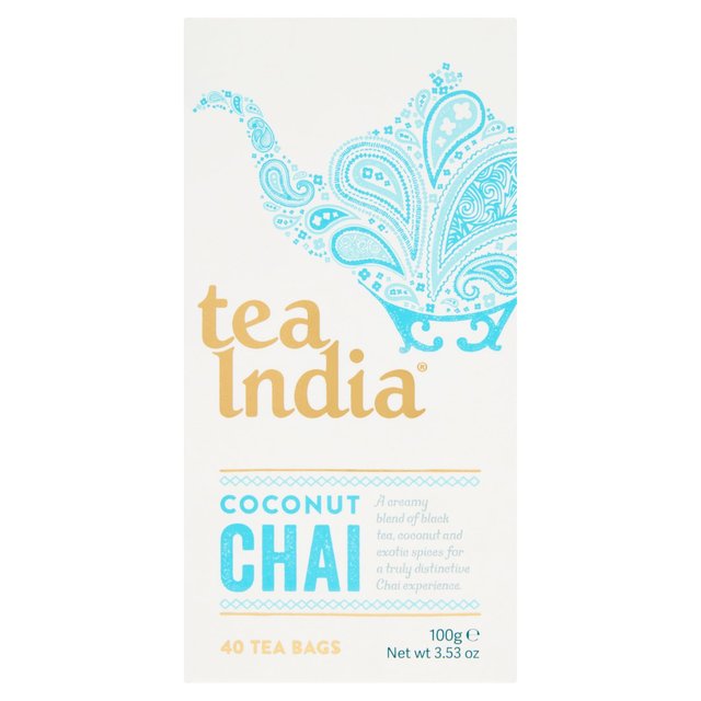 Tea India Coconut Chai, 40 per Pack