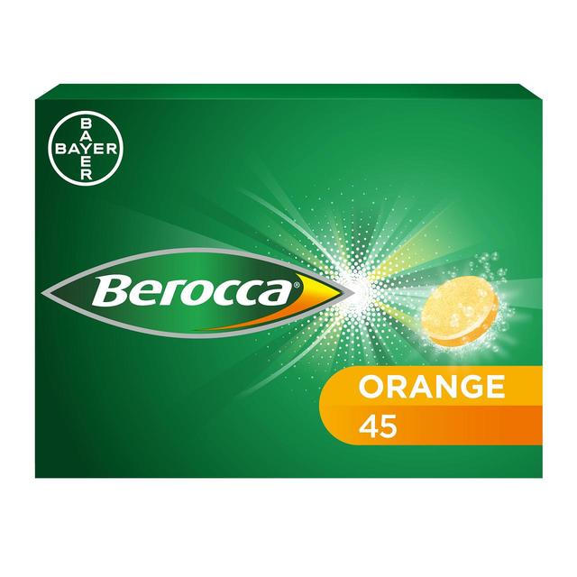 Berocca Orange Energy Vitamin Tablets, 45 Per Pack