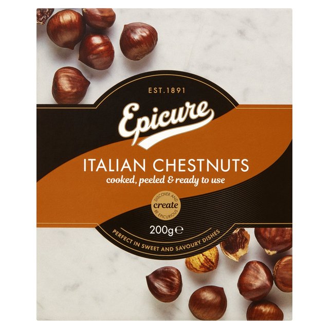 Epicure Peeled & Cooked Chestnuts, 200g
