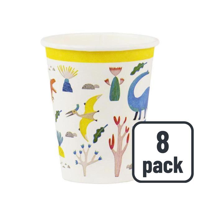 Talking Tables Dinosaur Recyclable Paper Party Cups, 250ml