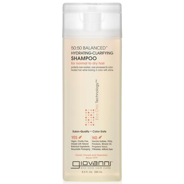 Giovanni 50/50 Balanced Hydrating & Clarifying Shampoo, 250ml