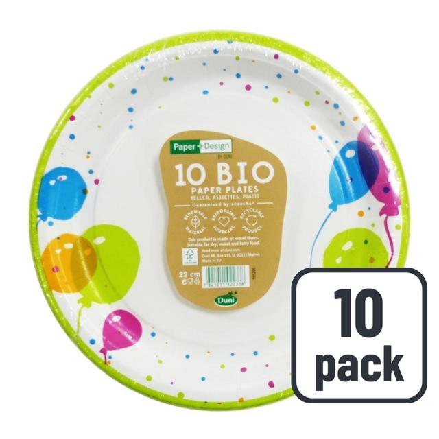 Duni Bio Balloons Recyclable Paper 22cm Plates