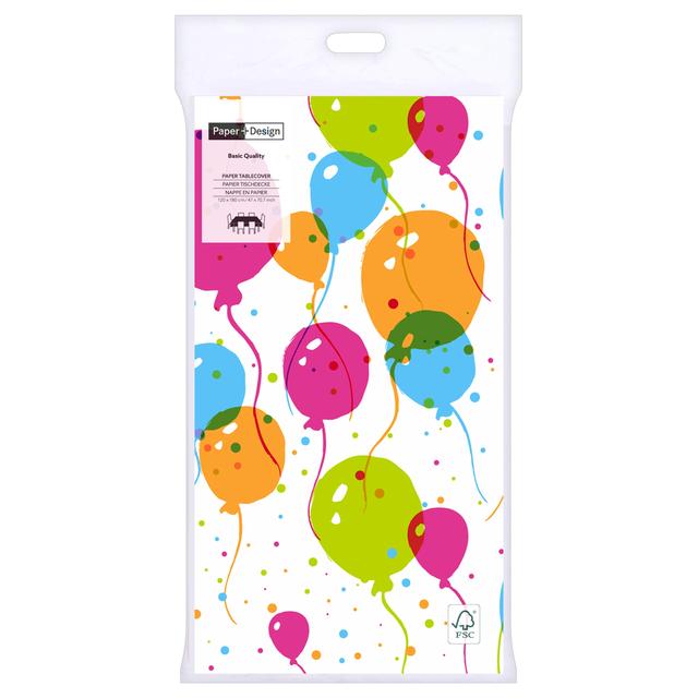 Duni Balloons Paper Table Cover 120cm